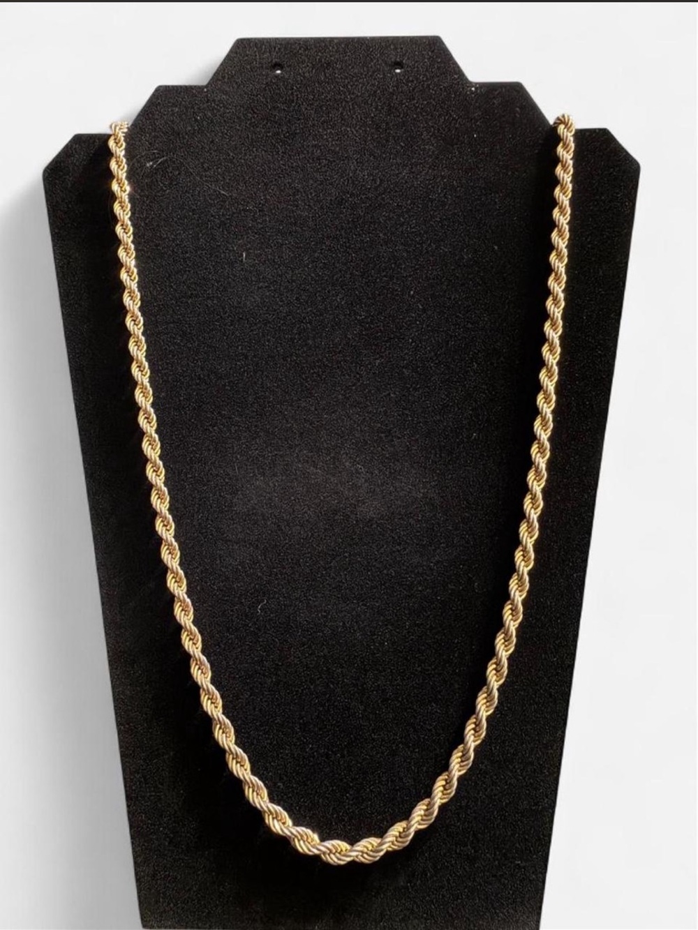 Monet Gold-Tone Braided Rope Necklace